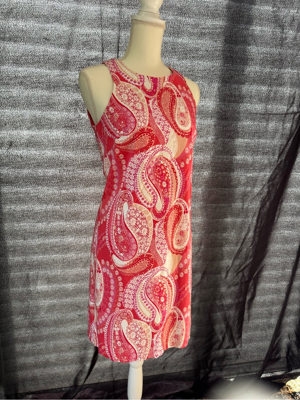 Pappagallo Paisley Sleeveless Mini Dress
